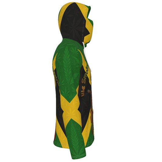 Jamaica Smoke & Mind Our Business Women Pullover Hoodie With Mask